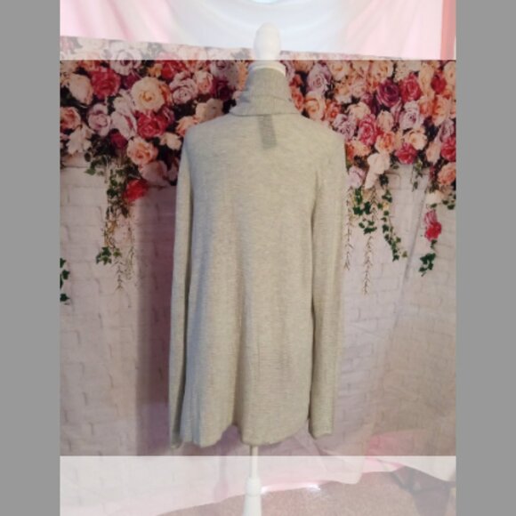 Women's Collared open Front Cardigan Sweater - Picture 3 of 4